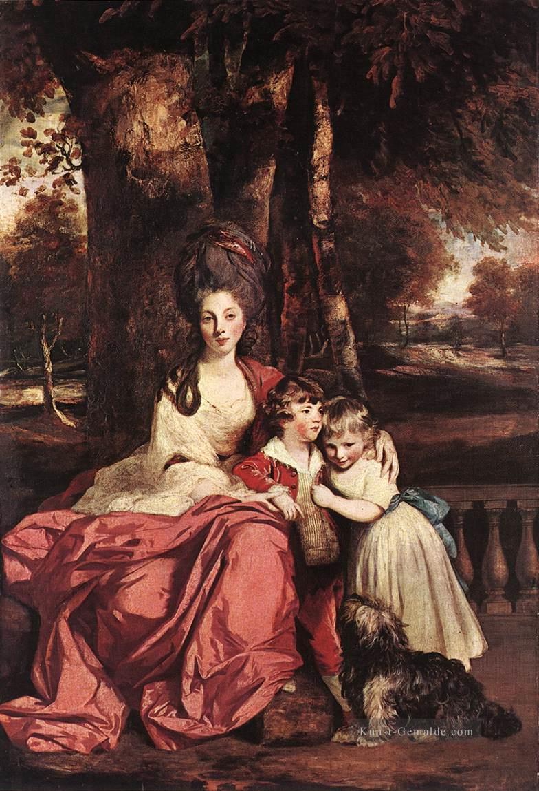 Lady Delme und ihre Kinder Joshua Reynolds Ölgemälde